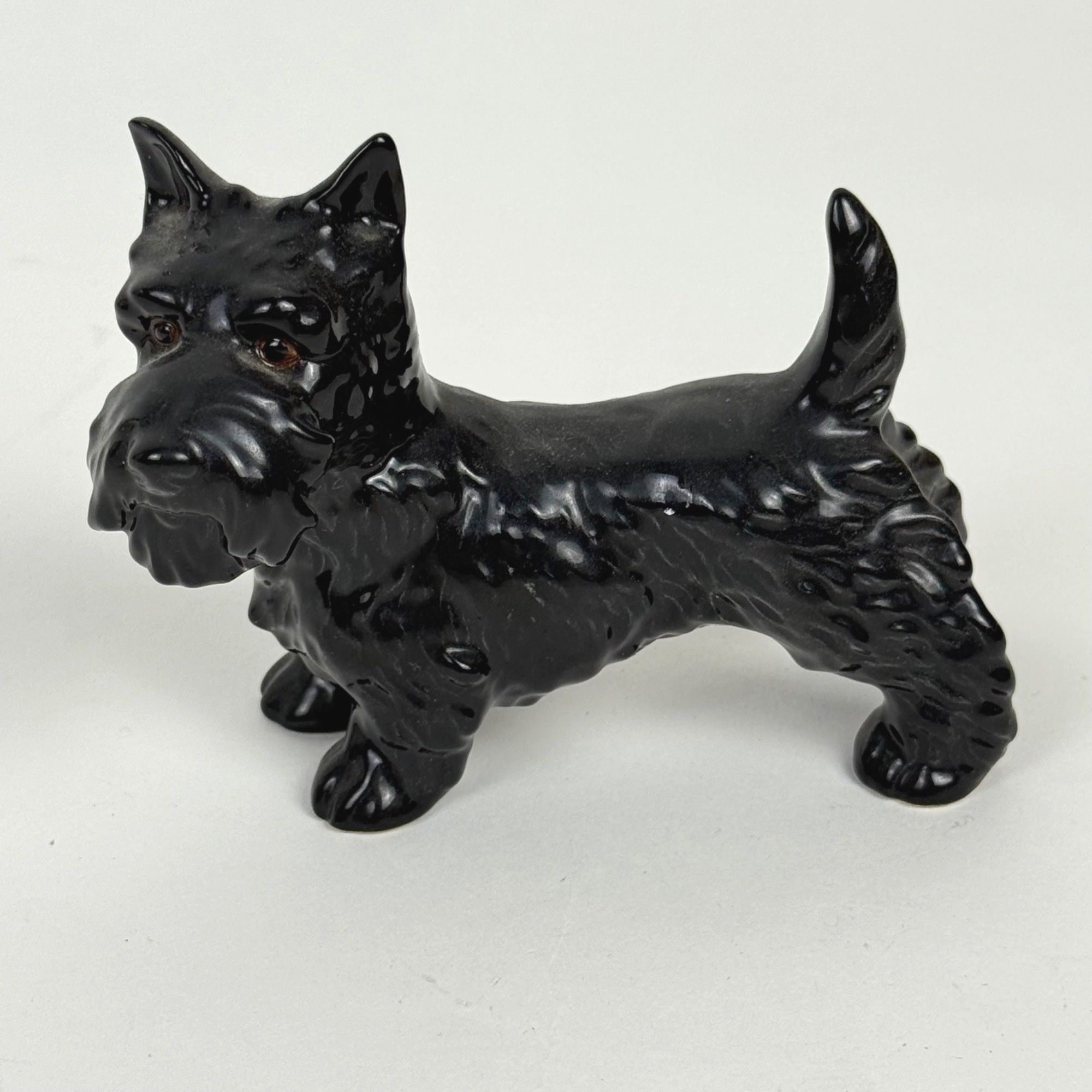 Goebel Scottish Terrier Scottie Dog Vintage Ceramic Figurine Black