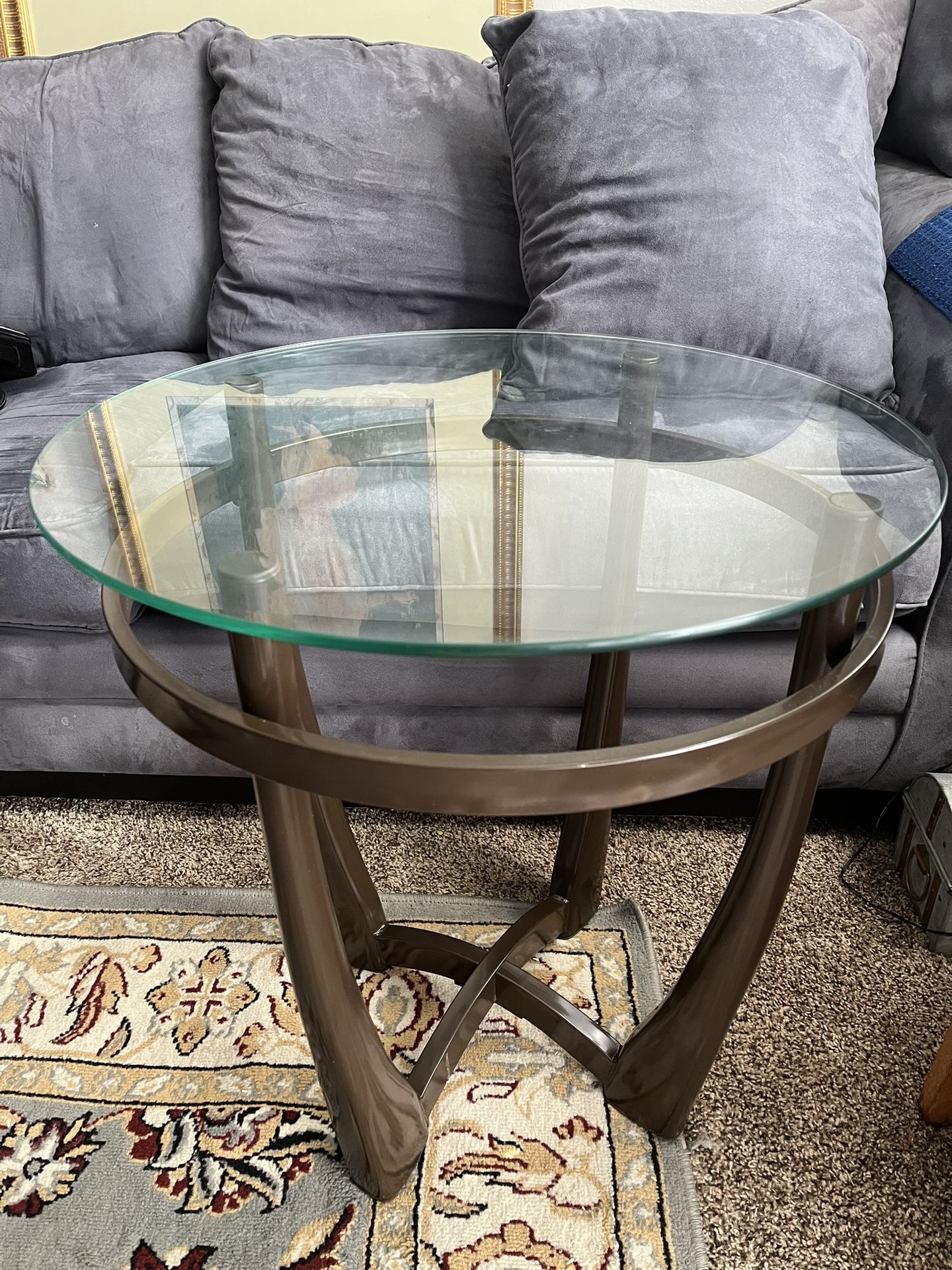 Glass Top Coffee Table