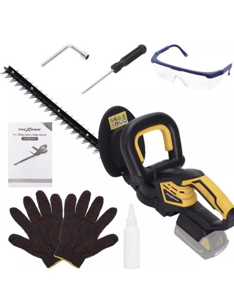 Hedge Trimmer for Dw 20V Battery,Hedge Trimmer Cordless with 22'' Dual-Action Bl