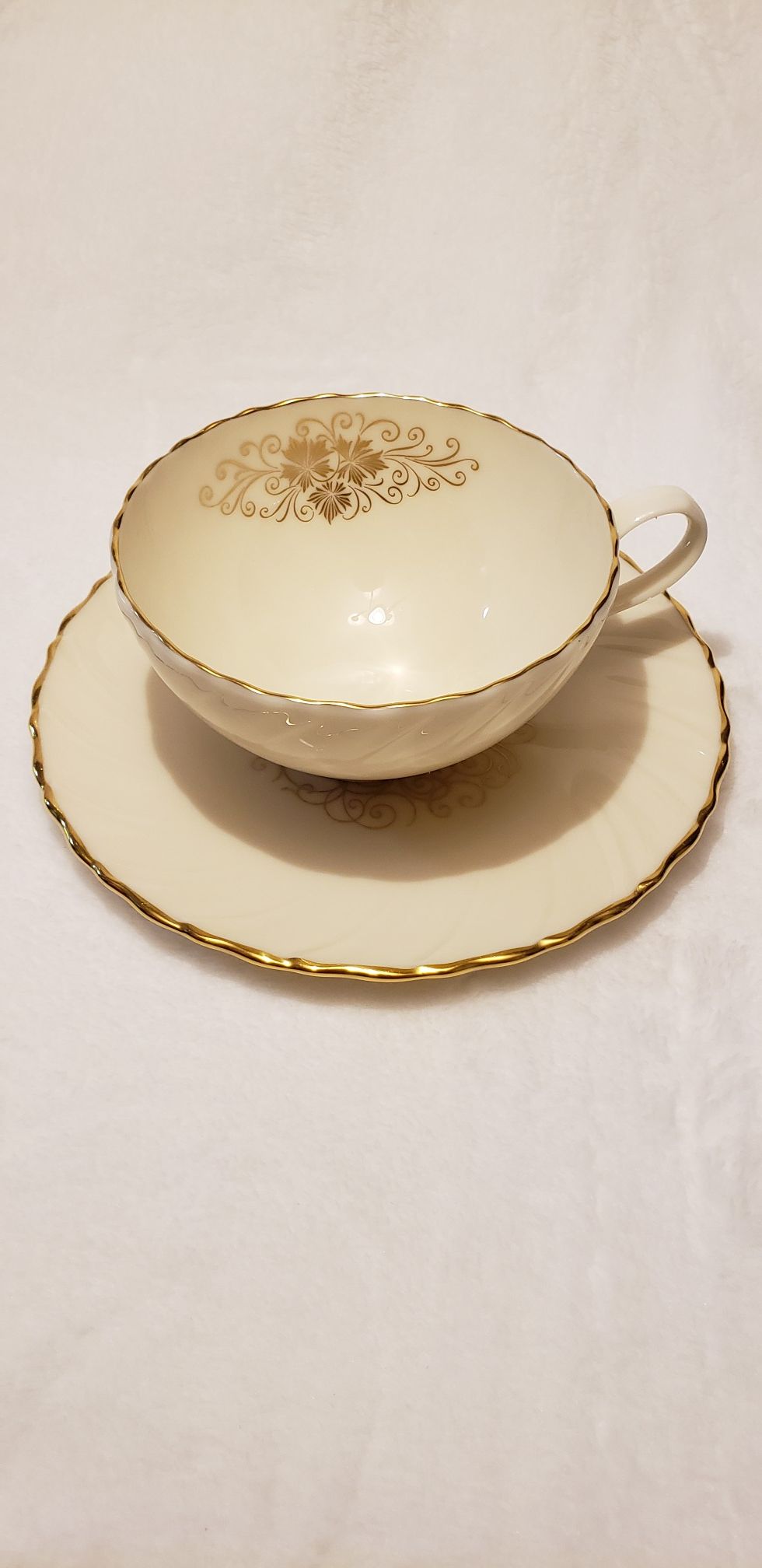Lenox tea cup and plate