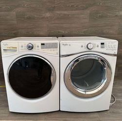 Whirlpool washer and dryer laundry