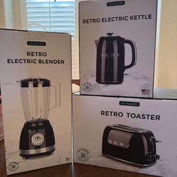 Brand New - Retro Vintage design mini home appliances