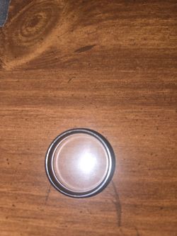 It's a black and red rings