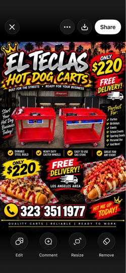 Hotdogs cart 220$