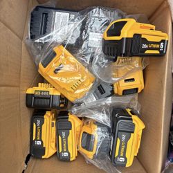 SANIU 8000mAh Replacement for Dewalt 20V MAX Battery Li-ion Compatible with Dewalt 20-Volt Cordless Power Tools DCB208 DCB207 DCB206 DCB204 DCB201 DCB