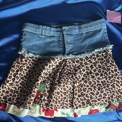 Mini Jean Skirt 