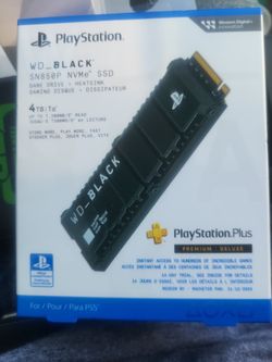 PlayStation 5 SN850P NVMe SSD 4TB (New, Unopened)