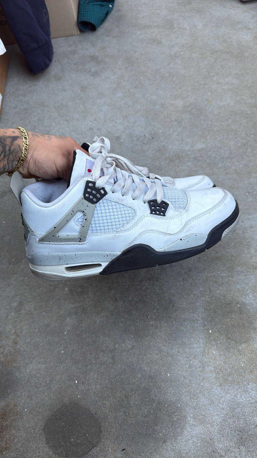 Size 12 - Jordan 4 Retro OG White Cement