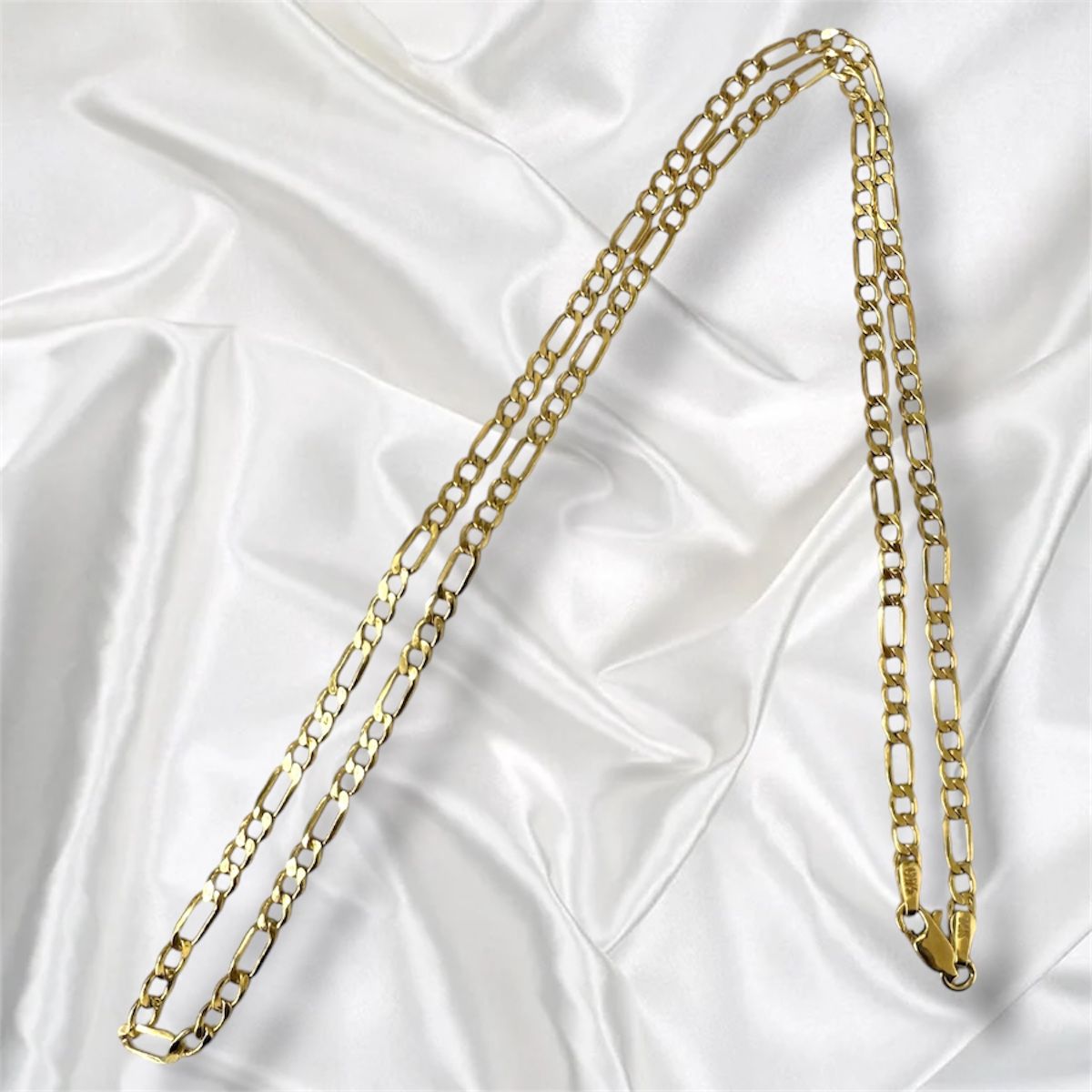 14k Yellow Gold Figaro Link Chain 4.8g 22in Long
