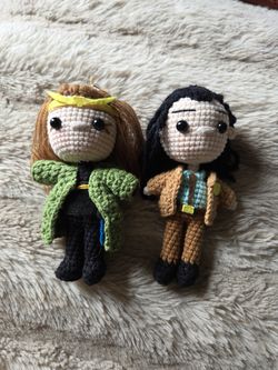 Marvel Loki and Sylvie crochet characters