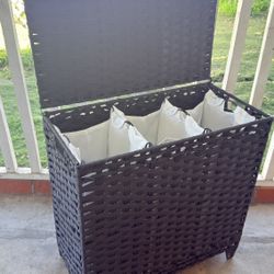 New!laundry hamper 4/1   H 26* L32*W 13 
