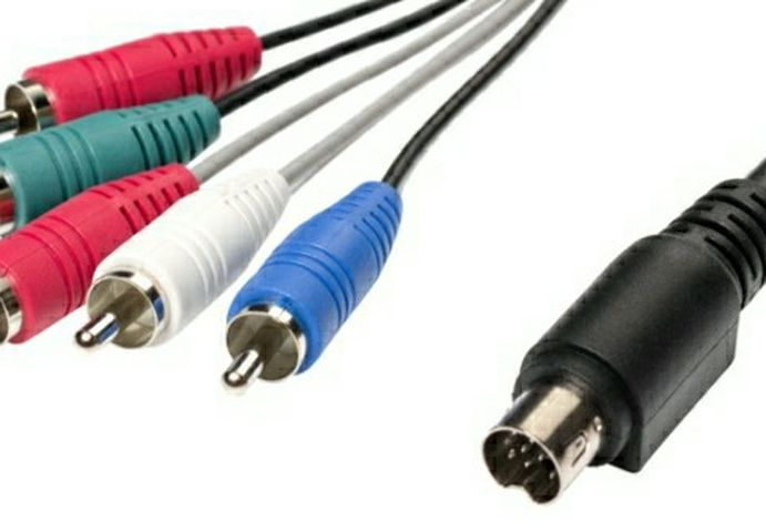 DIRECTV H2510PIN 10 Pin 6FT Cable Component Dongle Genie Mini 5 RCA Male