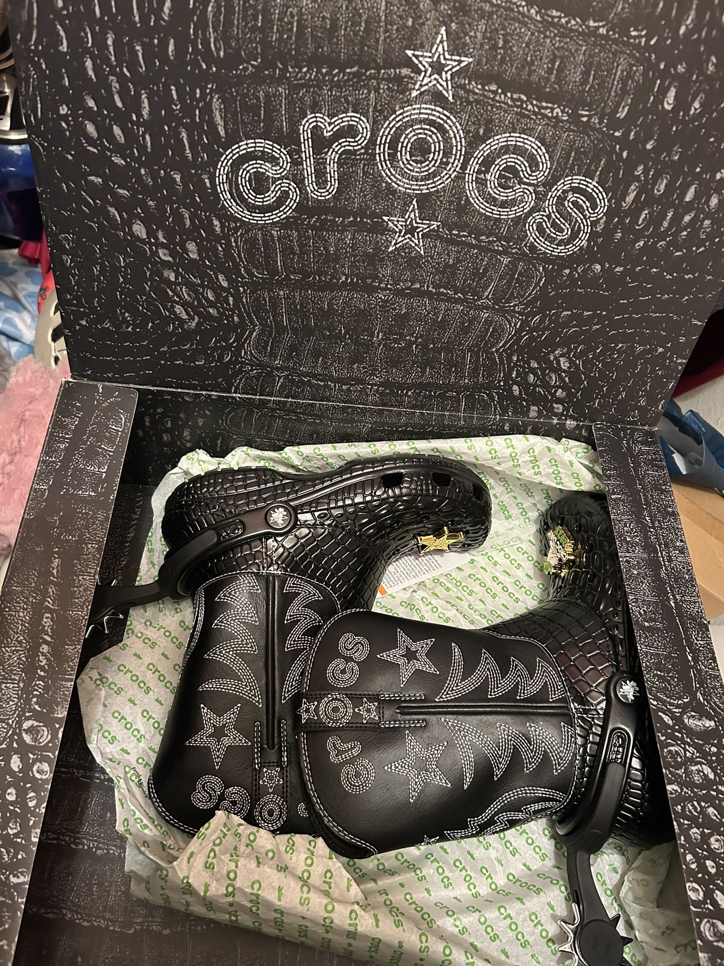 Croc Cowboy Boots