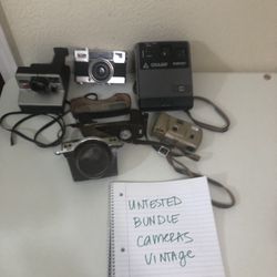 Hobby Bundle Untested, vintage cameras