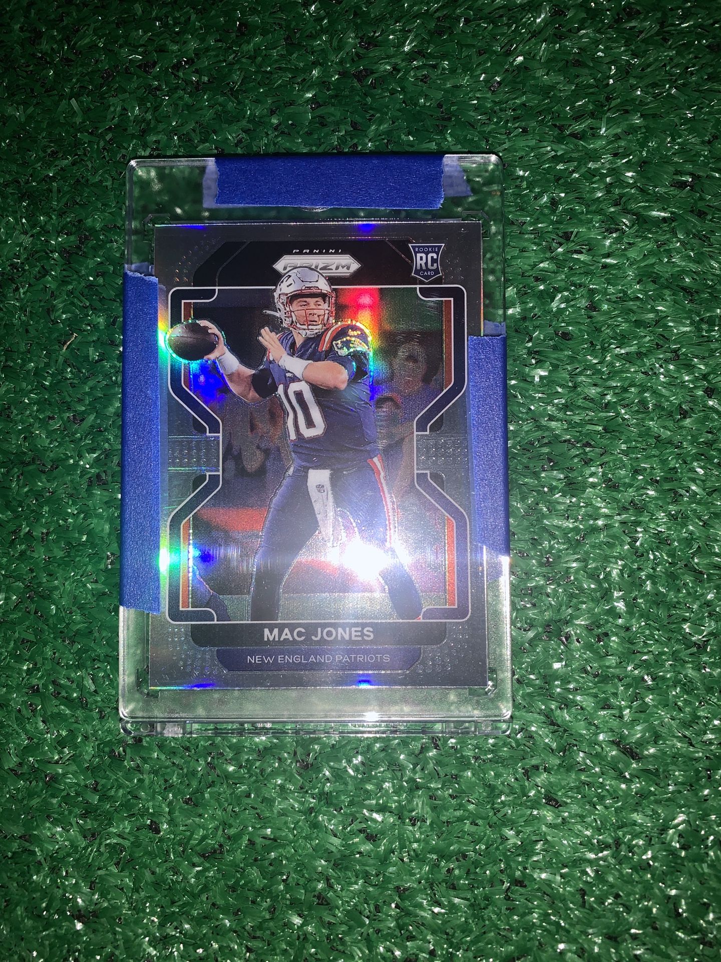 Mac Jones 2021 RC Panini Priszm True Silver Variation V 336