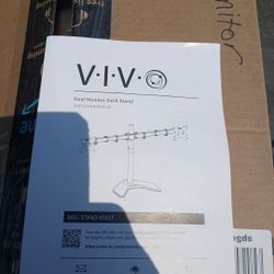 Vivo Duel Monitor Dest Stand
