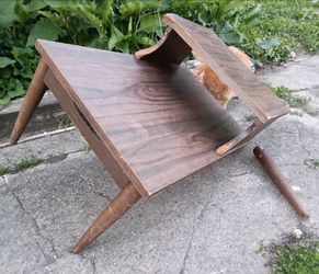 FREE Vintage Mid-Century Modern 2-Tier End Table - Needs repair