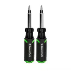 Commercial Electric 11-in-1 Multi-Bit Screwdriver/Nut Driver (2-Pack)=Tools-228
