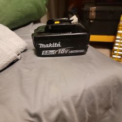 Makita 18v 5.0 Ah Battery 