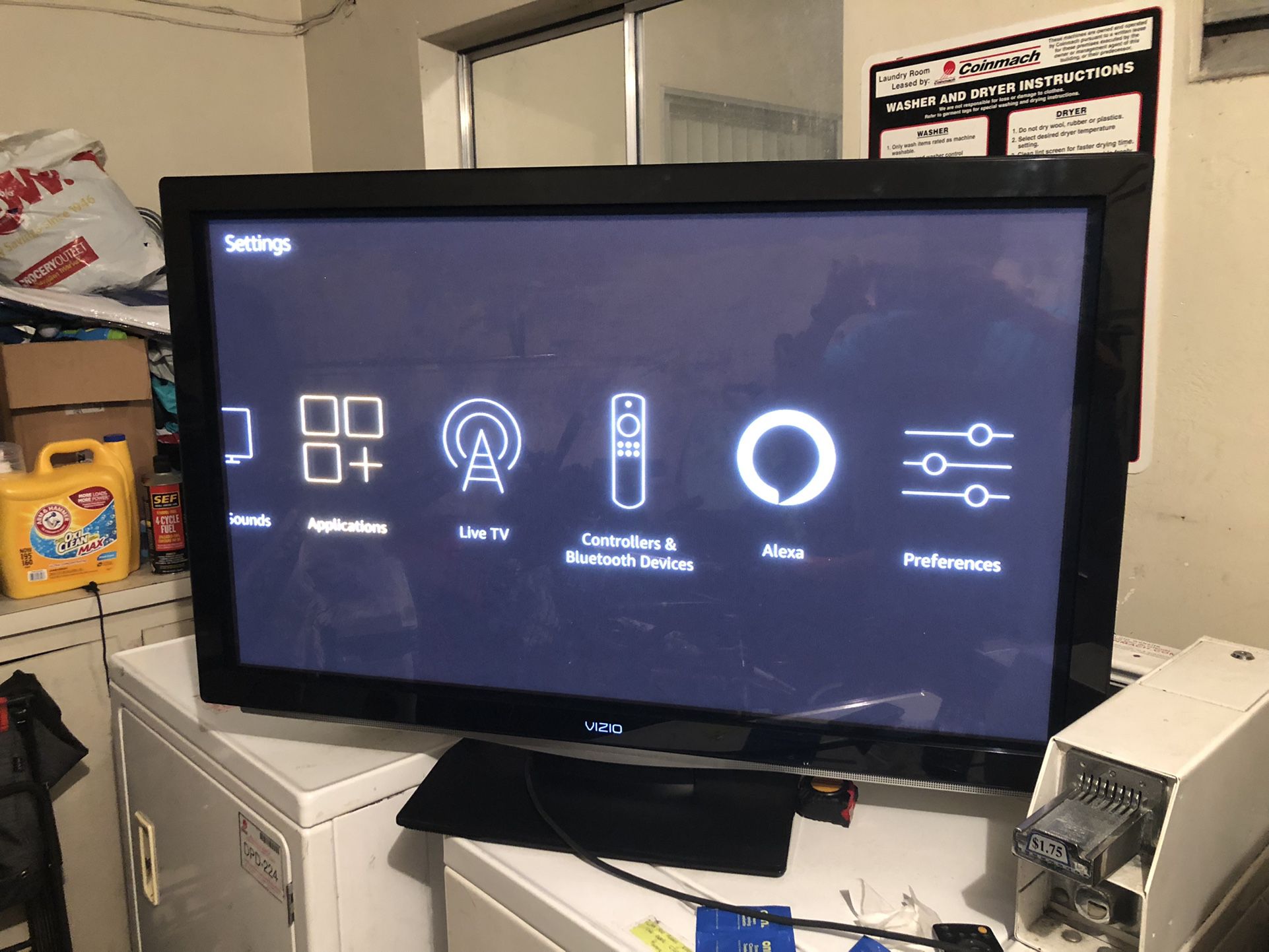 Vizio 42” Inch LED SMART TV  with Amazon Firestick!