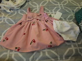 3/6 mo new baby dress