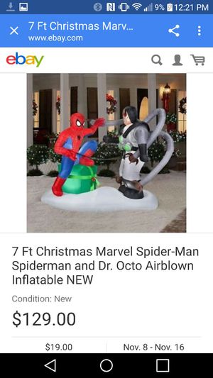 7 ft SPIDER-MAN and DR.OCTO  airblown inflatable