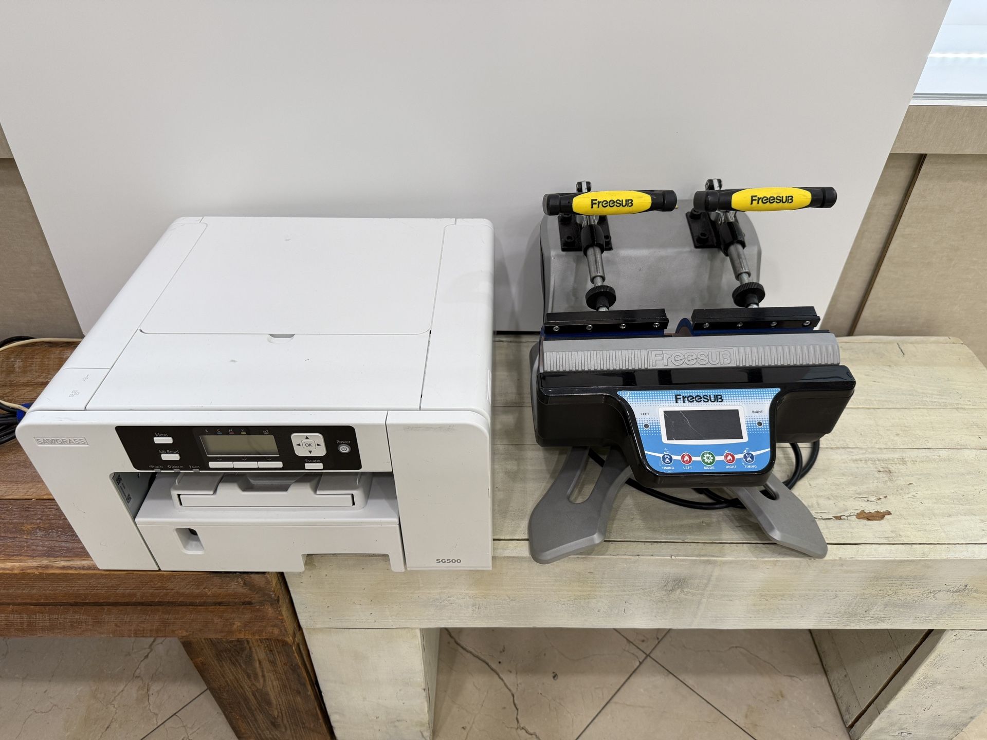 Sublimation Printer And Press