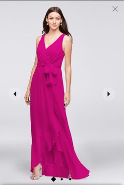 Formal Hot Pink Dress Plus Size 22