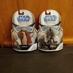 STAR WARS THE LEGACY COLLECTION SET OF 2 FIGURES.
