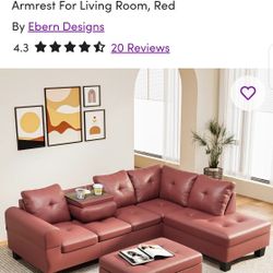 Ebern Designs Sectional Sofa .