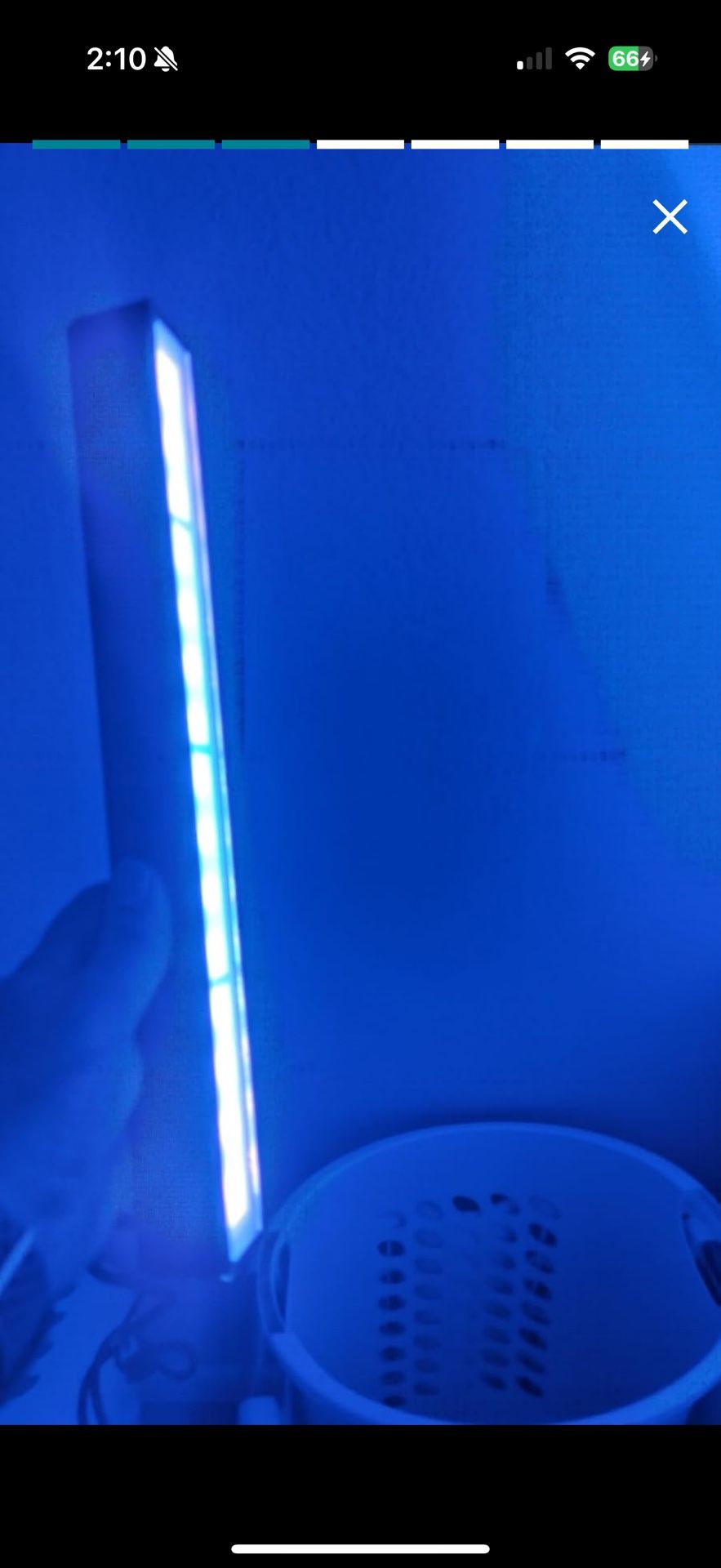 Black Light Bar with Remote and Switch,Blacklight Bars with Plug and 6.5ft Cord,Black Light for Glow Party,Halloween,Bedroom,1 Pack New sealed packa