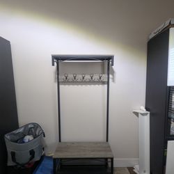 Entryway Shoe And Coat Rack