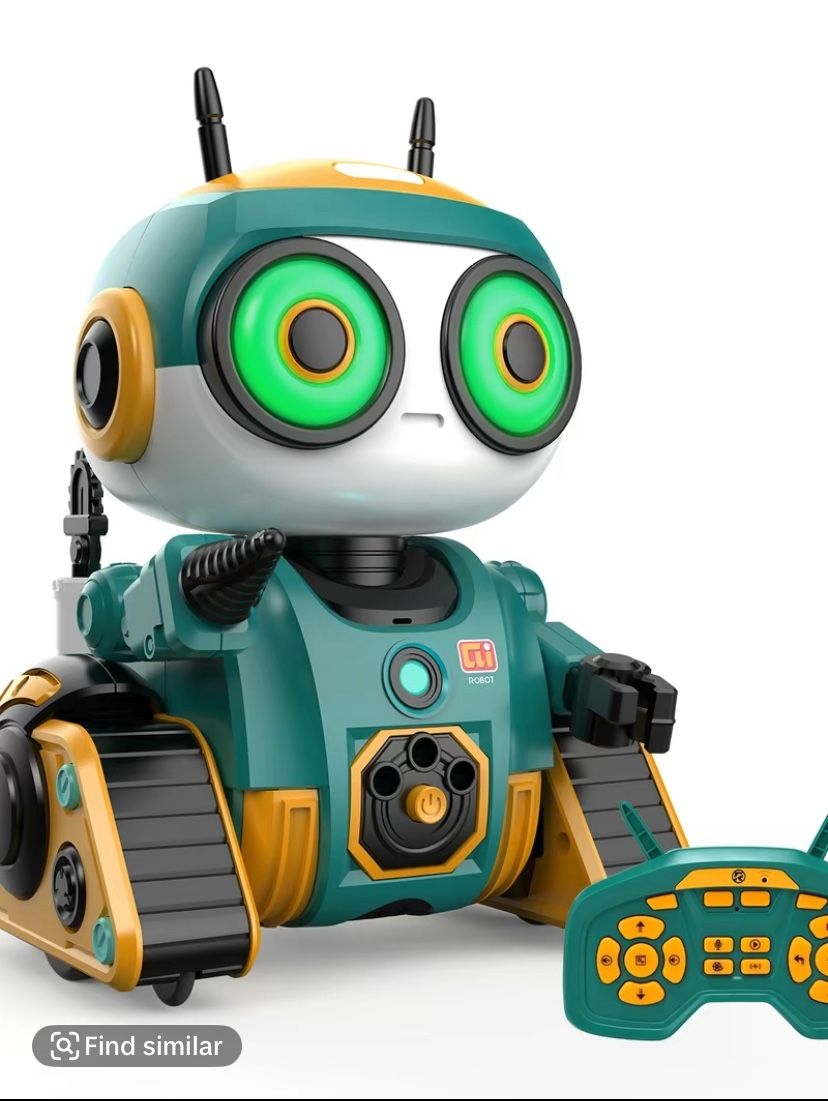 New, Robot Toys Rechargeable Remote Control Robot with Auto-Demonstration, Dance Moves, Music & Gesture Sensing