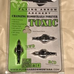 Flying Arrow “Toxic” Hunting Broad heads