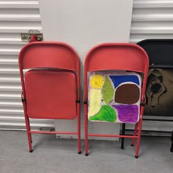 Three Foldable Chairs