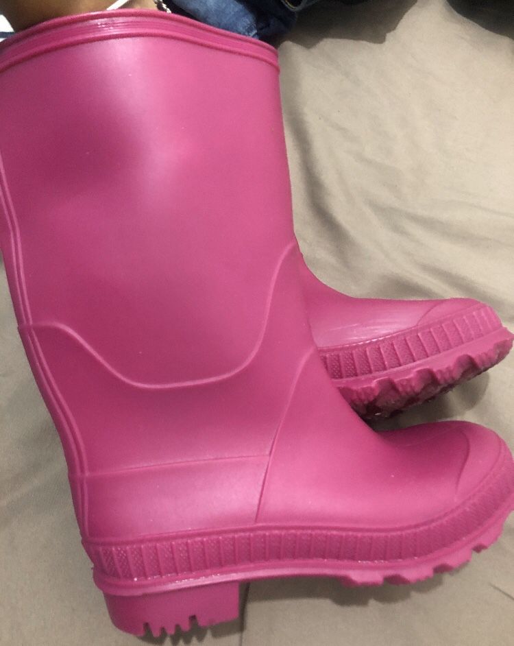 Little girl rain boots size 13