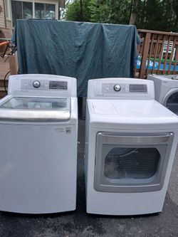 LG washer and dryer