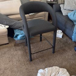 Charcoal Counter Stool