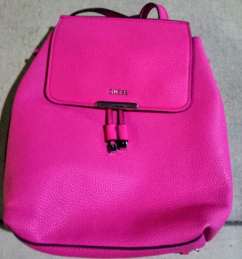 Pink Guess Backpack (Purse)Really