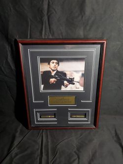 Scarface Framed Movie Picture And Props