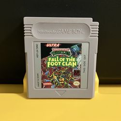 TMNT The Fall of the Foot Clan for Nintendo Gameboy video game boy console system GBA advance Color 