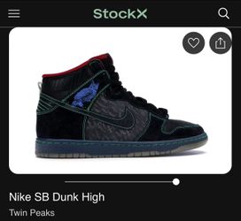Nike SB ‘Twin Peaks’ Highs (Size 10.5) Gold Box, circa 2009