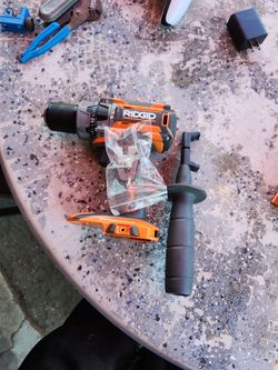 Ridgid drill with handle