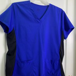 Royal Blue scrub Top