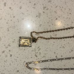 14k Cold Chain And Pendant 