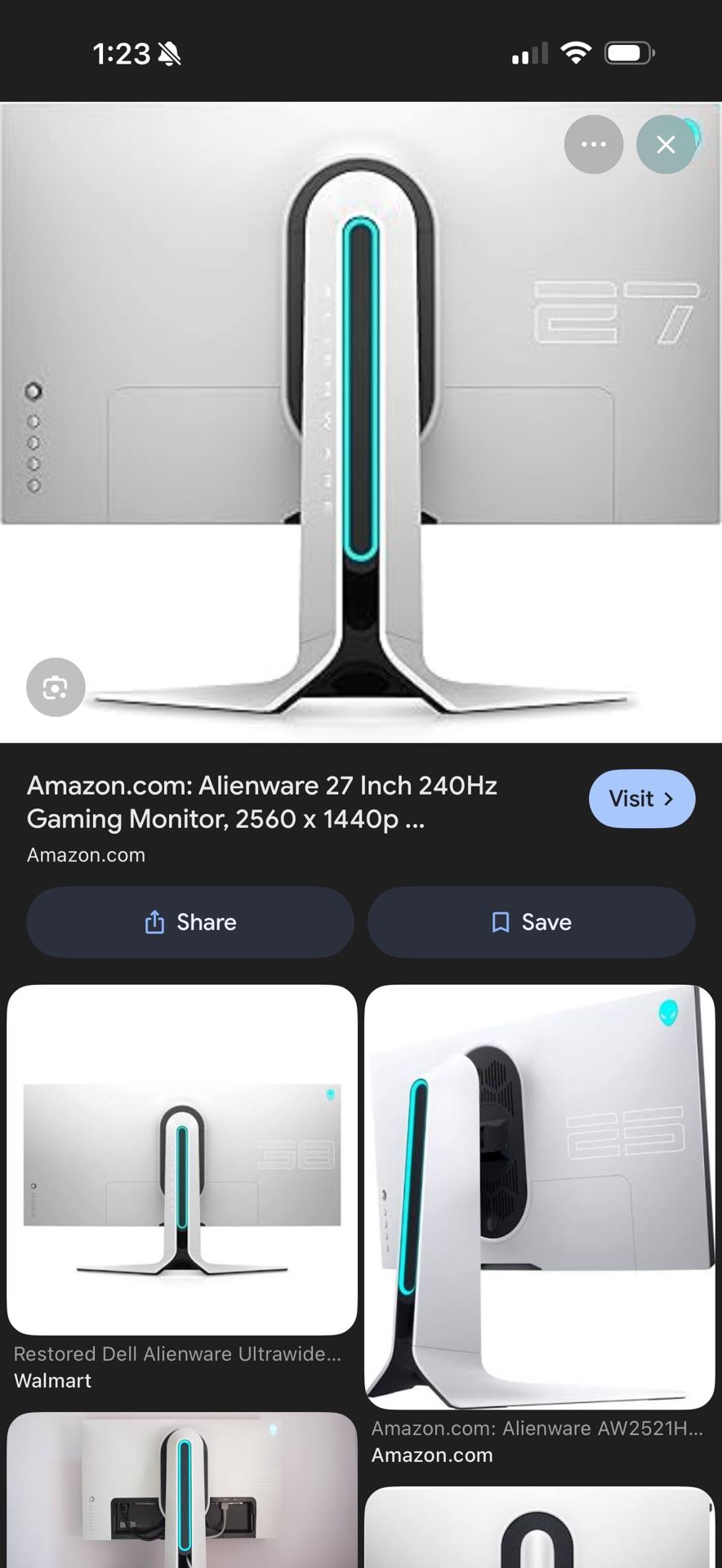 Alienware 27in Gaming Monitor 