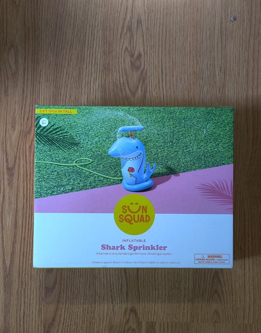 NEW IN BOX Shark Sprinkler.
