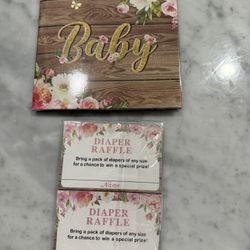 Baby Shower Diaper Raffle