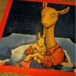 Llama Llama Red Pajama 2 sided Floor Puzzle in Carrying Case