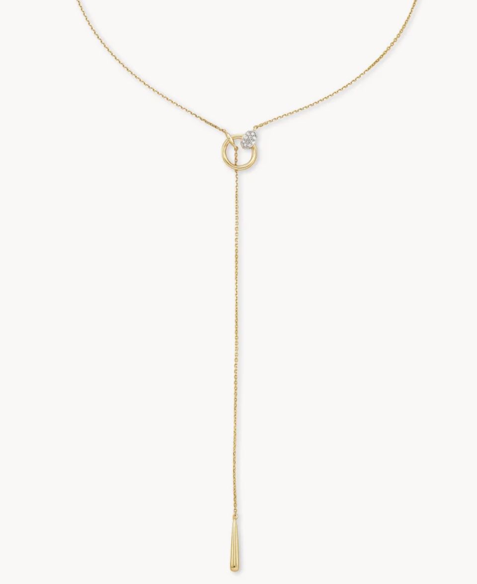 Kendra Scott 14k Yellow Gold Y Necklace